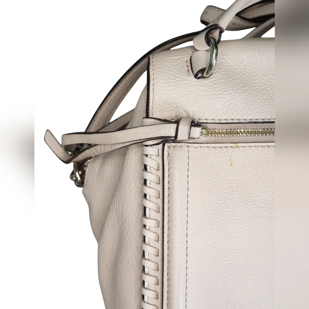 KATE SPADE Ashby place abbot satchel bag, cream/pale pink, crossbody/handbag